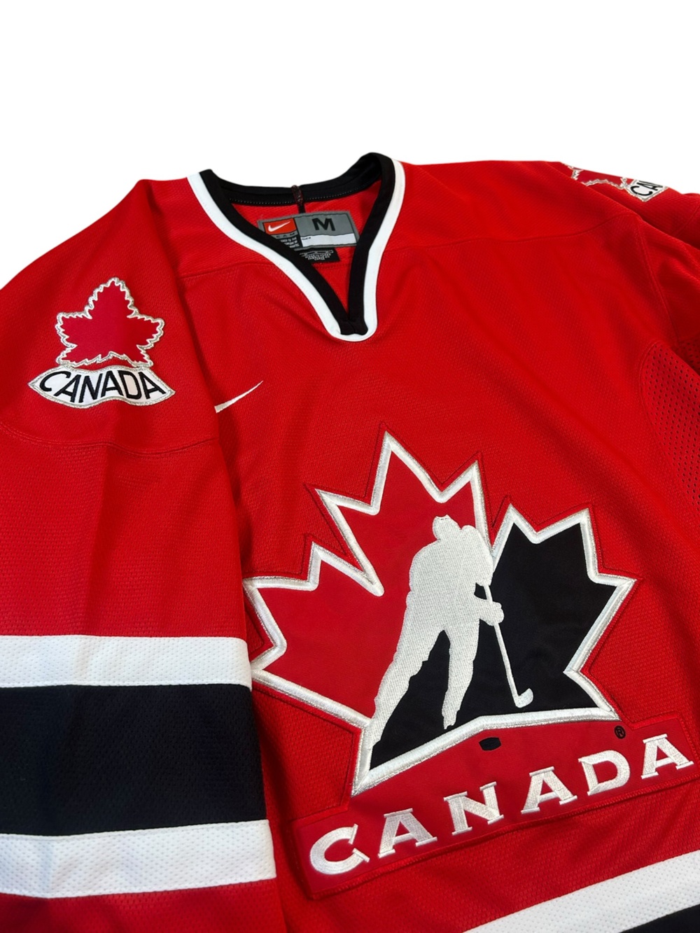 NIKE VTG 2002 Team Canada Olympic Hockey Jersey Red Men’s M Alternate